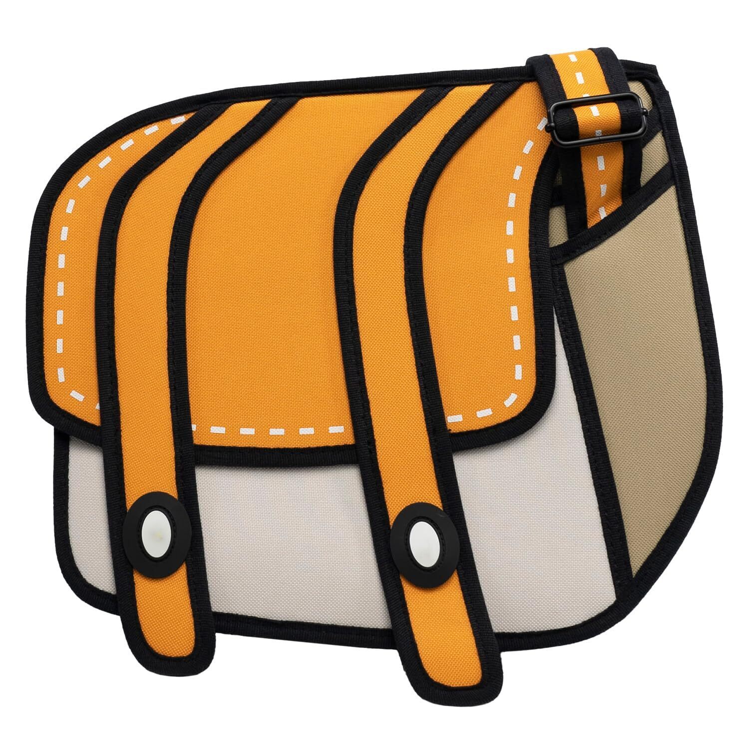 9608 Original 2d Cartoon Crossbody Bag Purse Cheese, Fun Novelty Cross Body